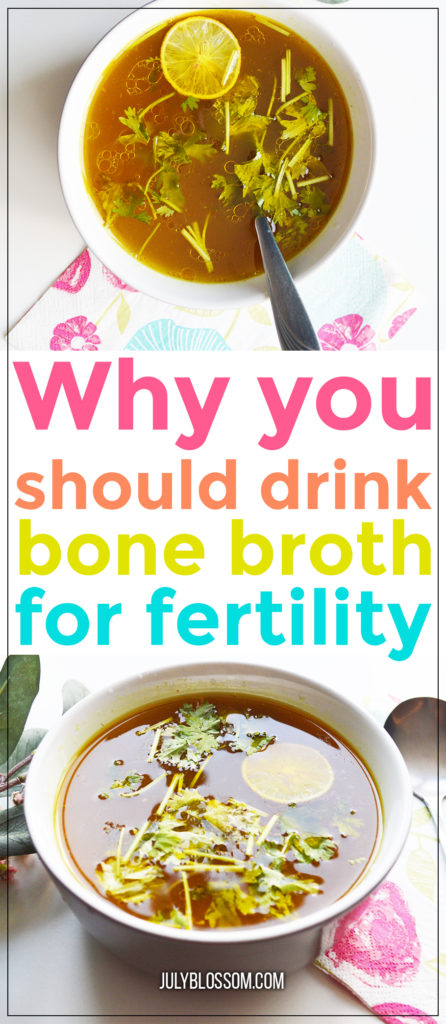 This article is particularly focused on drinking bone broth for fertility! Read on for more! 