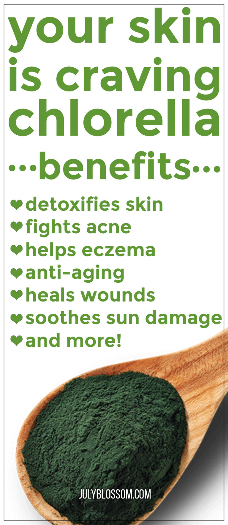 5 Beautifying Benefits of Chlorella for Skin ♡ July Blossom