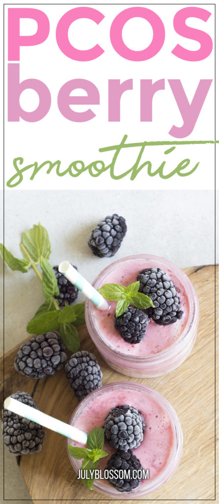 Smoothies are a great breakfast or snack option for ladies suffering from PCOS. Enjoy this delicious PCOS berry smoothie for breakfast or even whenever you feel like having something sweet! Yes, it’s that good!