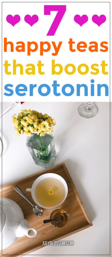 Did you know that you can slowly sip happy teas that boost serotonin and make you feel happier? Yes, if you’re feeling the blues, sipping on tea can actually help! Scroll down to see 7 happy teas that boost serotonin naturally for a jovial you! 