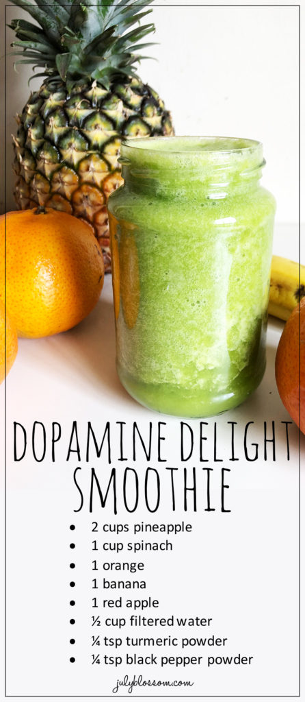 What’s better than a fresh and delicious dopamine smoothie to lift your spirits? It’s healthy, easy to make and will buzz you up with dopamine in no time. Try it out – recipe below! 