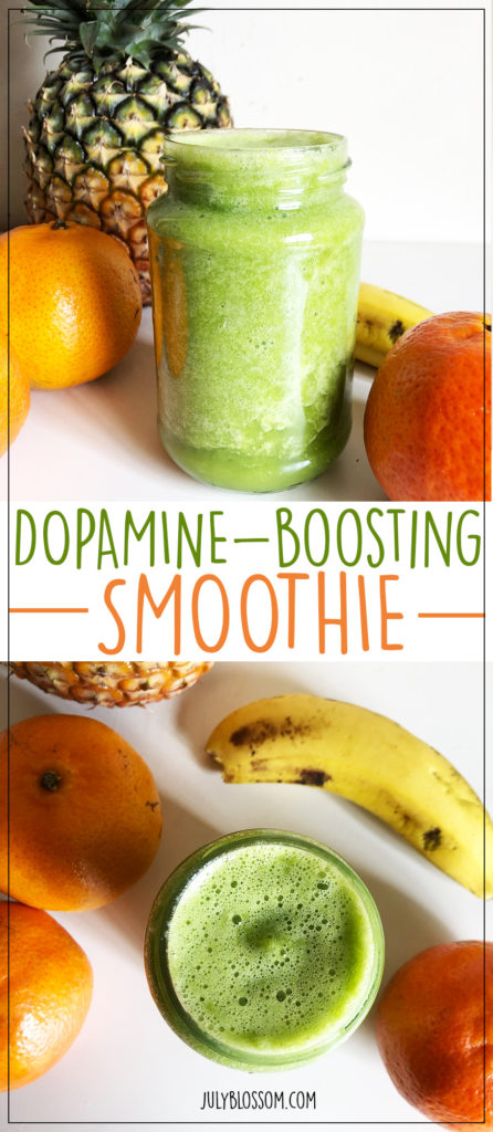 What’s better than a fresh and delicious dopamine smoothie to lift your spirits? It’s healthy, easy to make and will buzz you up with dopamine in no time. Try it out – recipe below! 