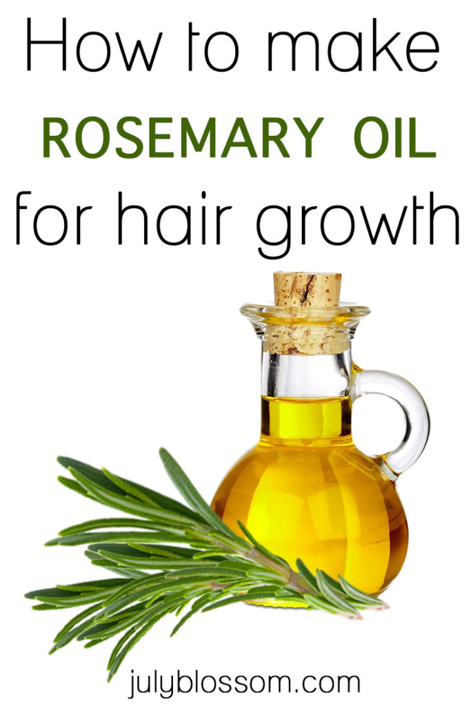 How to Make Rosemary Oil for Hair Growth ♡ July Blossom