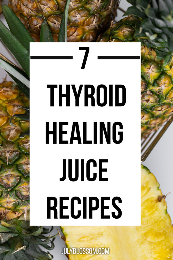 Keep your thyroid in tip-top shape by trying these fantastic juicing recipes for thyroid health and healing! 