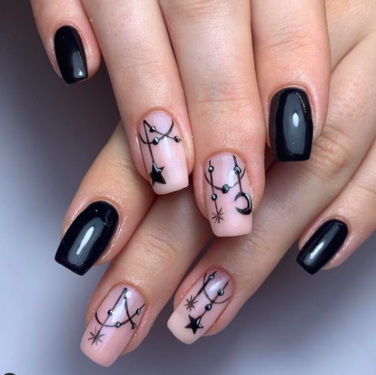 The 6 Best Black Nail Ideas For Spooky Season – Maniology