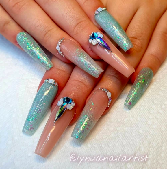 22+ Ethereal Mermaid Nails to Make you Feel Like A Sea Goddess - ♡ July ...
