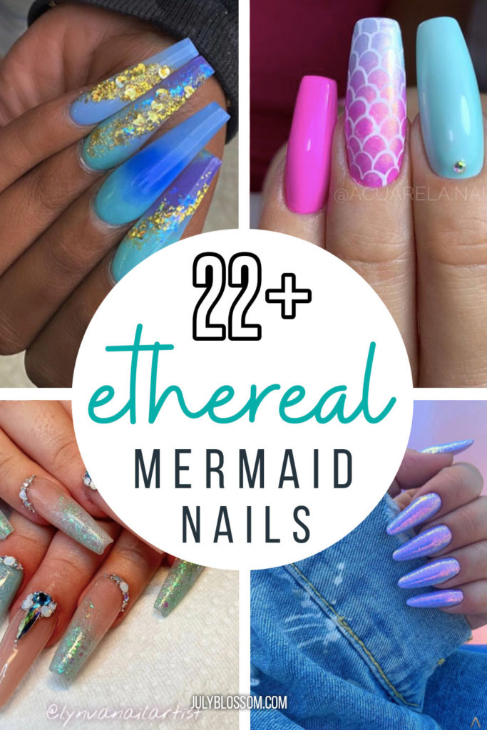 There's something so ethereal about mermaid nails. Just look at this collection of mermaid nails and you'll see what I'm talking about! 