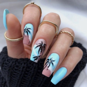 32+ Tropical Nails Perfect for Your Vacation - ♡ July Blossom
