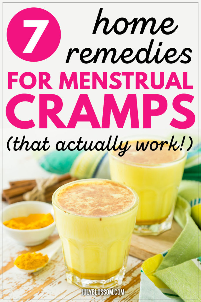 Fact - periods can be so brutal and prevent you from living your life normally. In this post, I share 7 home remedies for menstrual cramps. These tips actually work! 