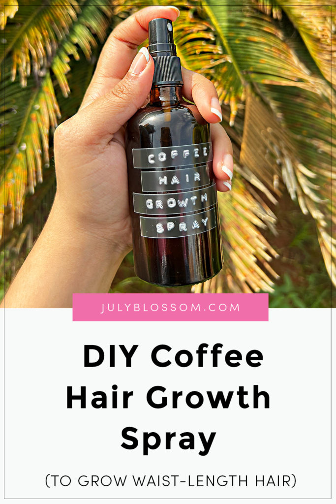 Got coffee? This DIY coffee hair growth spray is designed to wake up sleeping hair follicles to get them to start working on growing that gorgeous silky waist-length hair we all want.