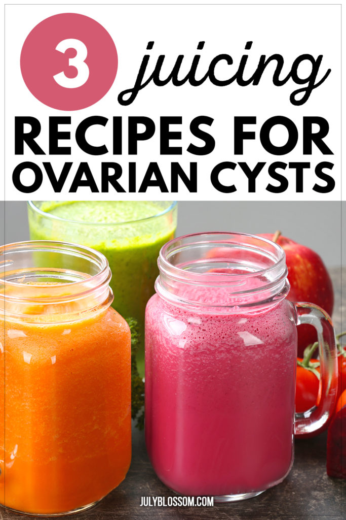 It’s important to include a lot of fresh produce in your diet when you have one or more ovarian cysts. Juicing is a fun way to incorporate fruits & veggies. That’s where these juicing recipes for ovarian cysts come in! Read on to find out more!