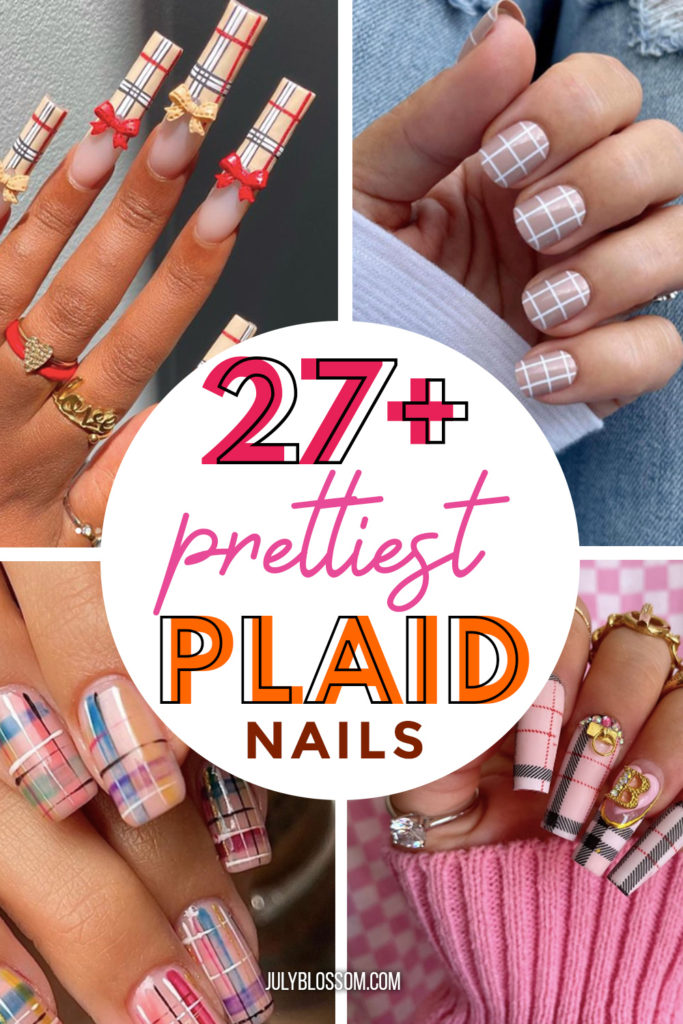 Gone are the days you thought your nails look the prettiest in plaid only during the seasons of fall and winter. The new trend is rocking plaid nails at any time of the year and it creates a preppy and classy effect too! 

Let's not waste any more time - below, I share a gallery of 27+ prettiest plaid nails to try now!