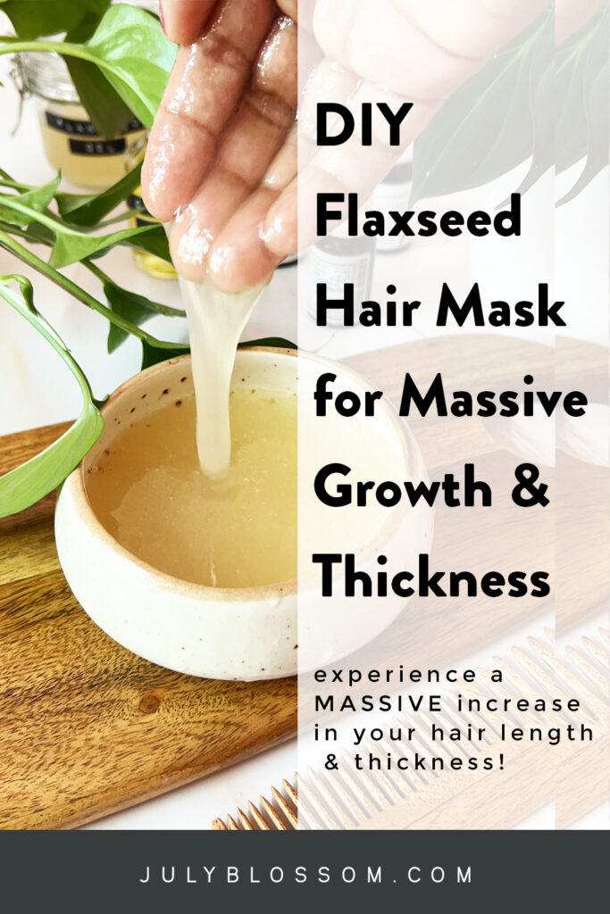 How to Make Flaxseed Gel for Hair Growth + DIY Flaxseed Gel Hair Mask  Recipe - ♡ July Blossom ♡