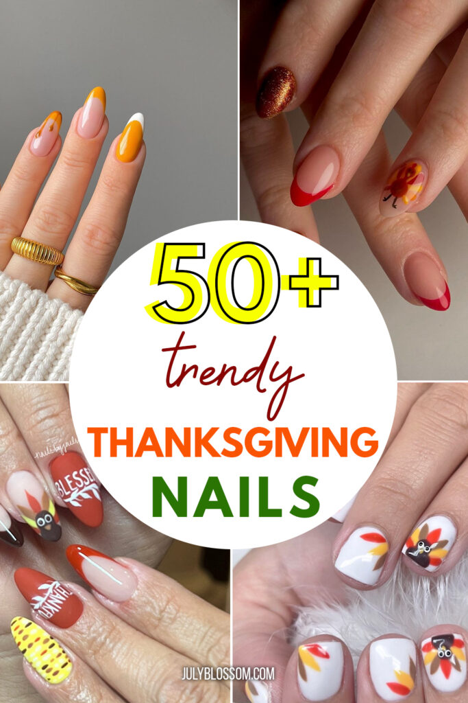 Here are some amazing thanksgiving nails you can get yourself this turkey season! 
