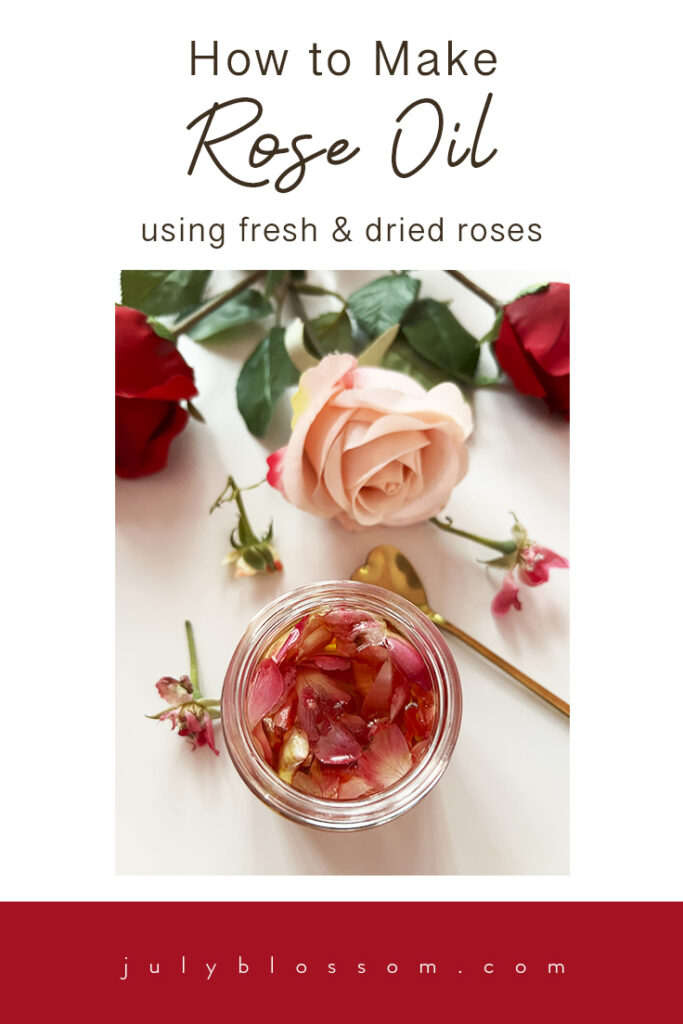 Sigh…rose oil smells so exquisite. Learn how to make DIY rose oil can and it will transform self-care into pure romance!